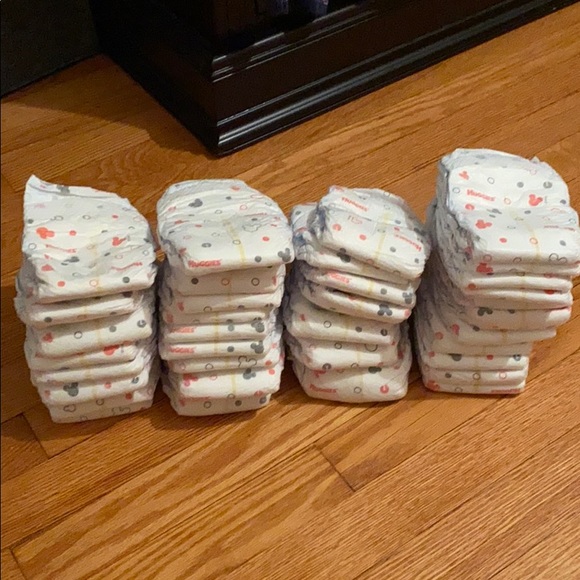huggies Other - 37 huggies baby diapers size 1